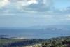 Mirabelo Bay and the city of Agios Nikolaos from the ancient site of Lato