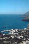 The south coast of Crete from the village of Hora Sfakion to Loutro
