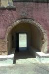 The fortress-like entrance to Gouverneto Monastery
