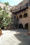 The cloister of the Toplou Monastery