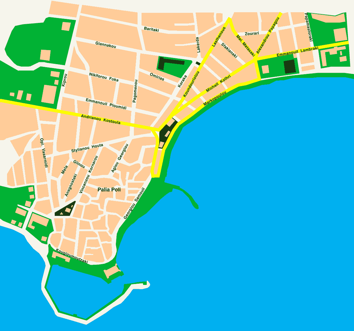 City map of Ierapetra
