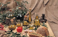 Produits à base d'huile d'olive