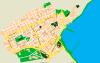 City map of Sitia, Crete